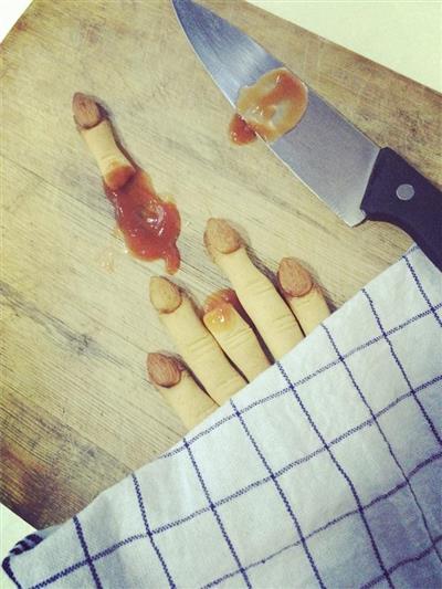 The witch's finger cookies