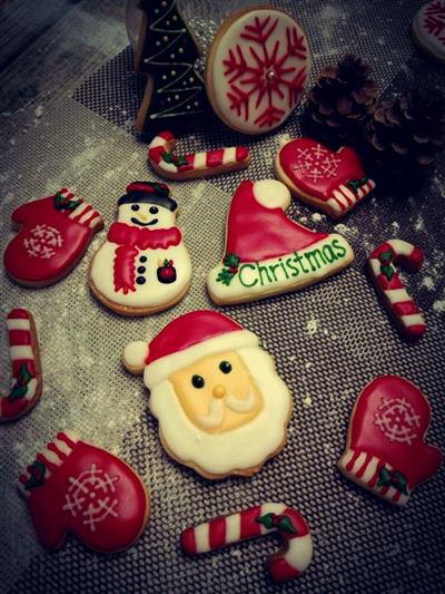 Christmas cream cookies