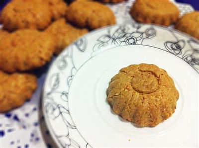 High-fiber cornstarch and peanut butter cookies