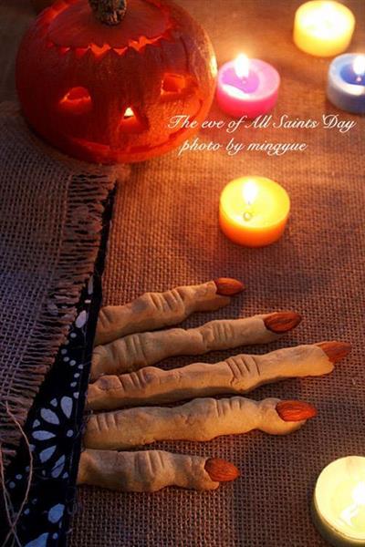 The witch's finger cookies