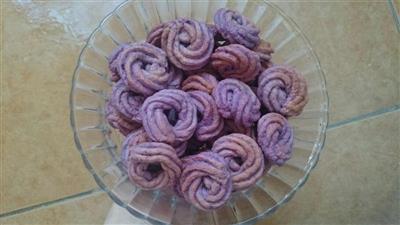 Purple buttermilk cookies