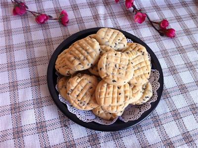 Biscuits de granito de sésamo negro