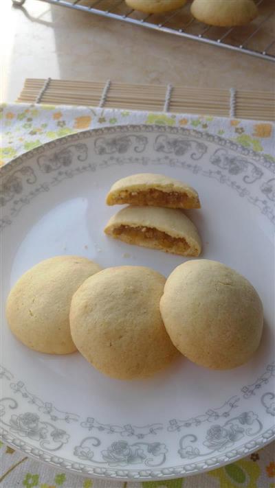 Sopa de piña sosido galleta