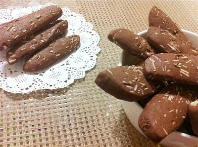 Galletas de almendra chocolate