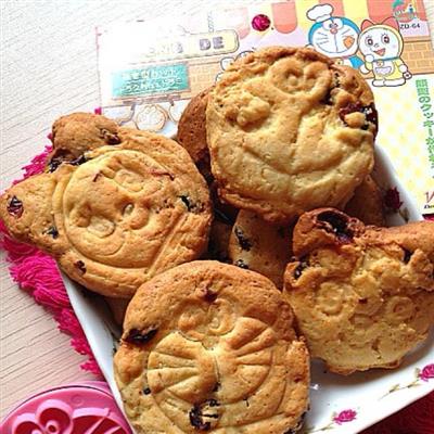 Handmade cranberry cookies