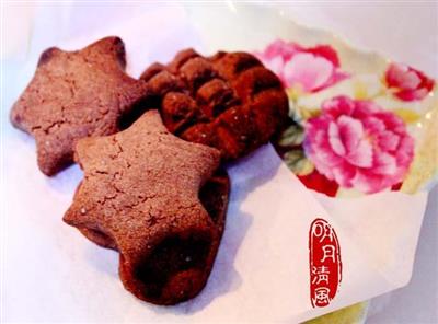 Galletas de chocolate oscuro