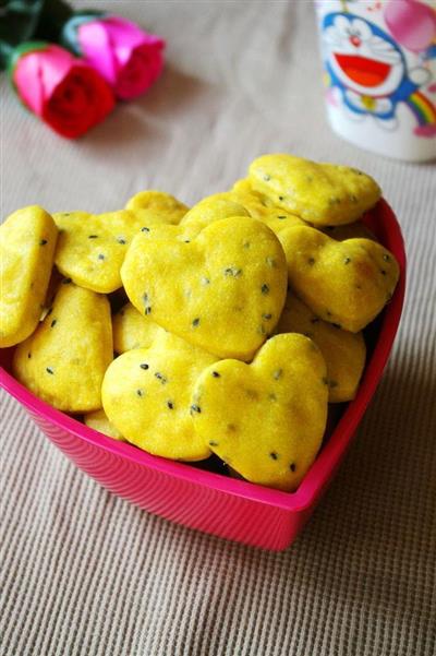 Pumpkin and sesame cookies