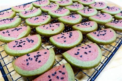 Watermelon biscuits