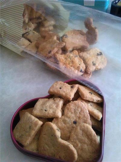 Seafood biscuits