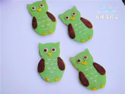 Chocolate cookies from the owl