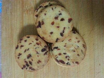 Cranberry biscuits with less oil and less sugar - air fryer version