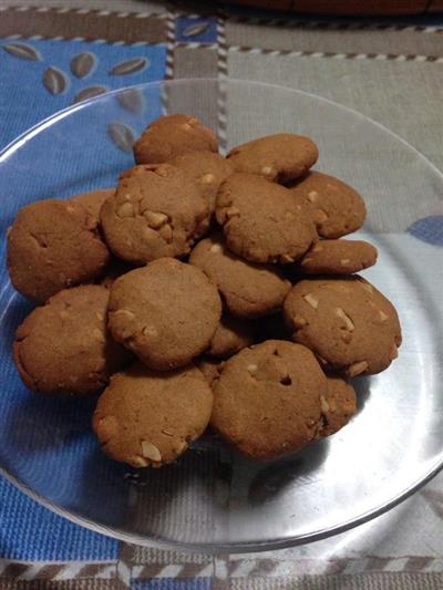 Torta pequeña de nueces