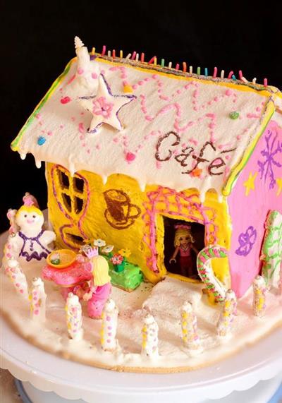 Gingerbread coffee house