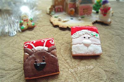 Christmas cartoon cookies