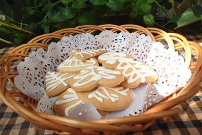 Pequeñas galletas navideñas