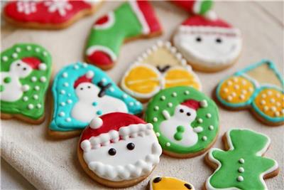 Christmas cream cookies