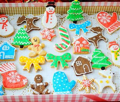 Christmas cream cookies