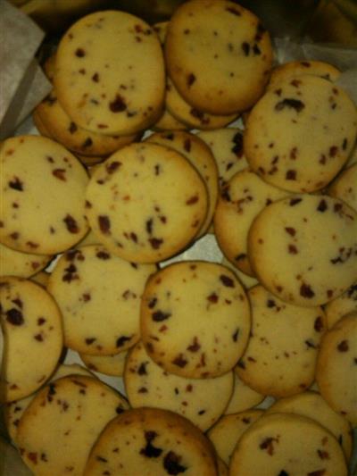 Cranberry cookies for the small oven