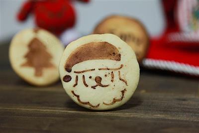 Rural handmade Christmas cookies