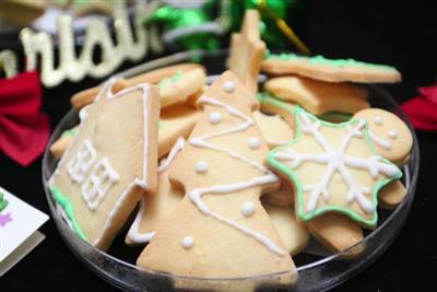 Christmas cream cookies