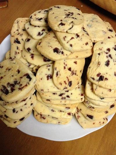 Cranberry cookies