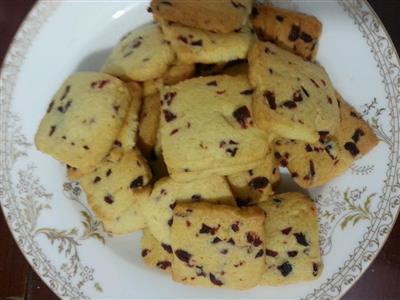 The cranberry cookie