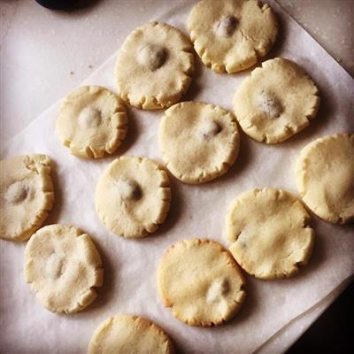 Handmade grape cookies