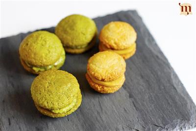 Mini green tea coffee almond protein cake with no loss of flavor