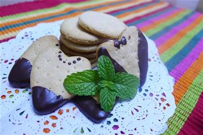 Crema soda y galletas