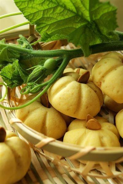 Pequeñas galletas de calabaza