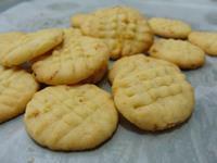 Sugared orange peel cookies