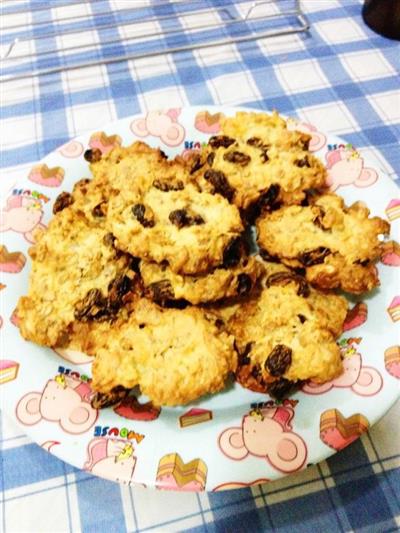 Dried oatmeal biscuits