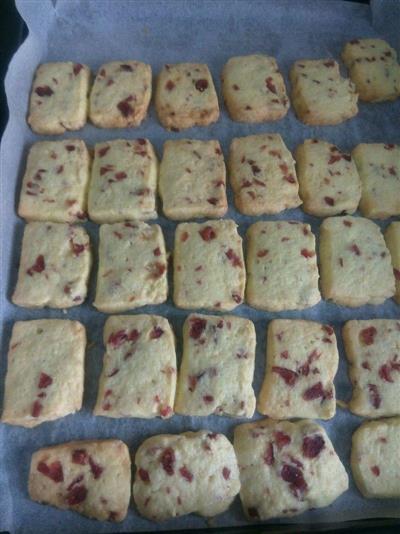 Cranberry cookies