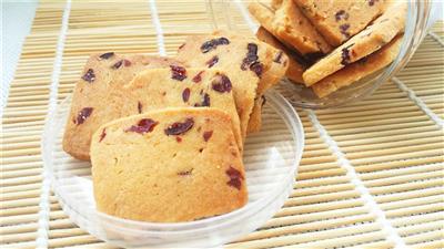 Biscuits de galleta de arándanos