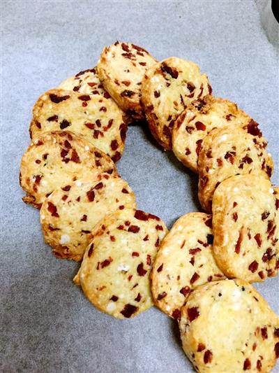 The cranberry cookie