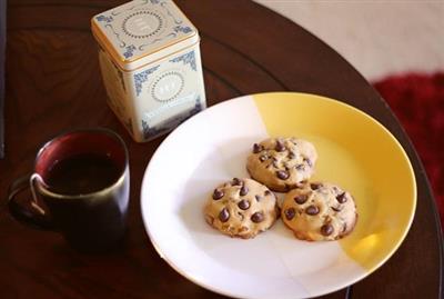 Chocolate grapefruit cookies