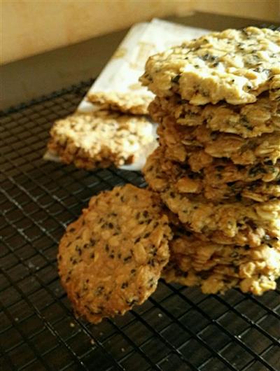 Biscuits de avena sesano negro