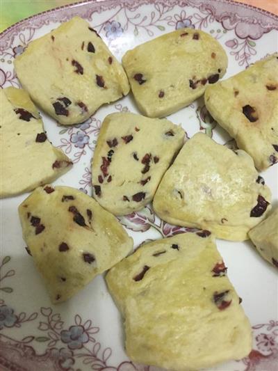 Horno de microondas hacer galletas de arándanos