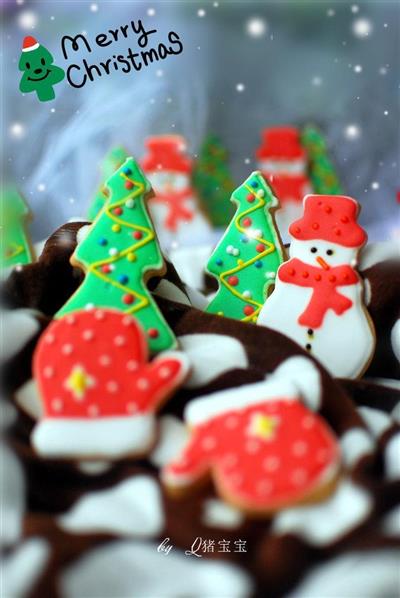 The Christmas series of sugar cream cookies