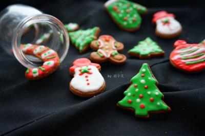 Navidad dulce crema galleta