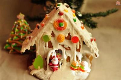 Candy and gingerbread house