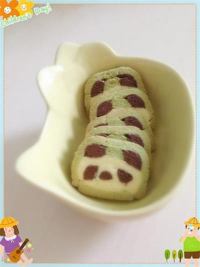 Cute panda cookies