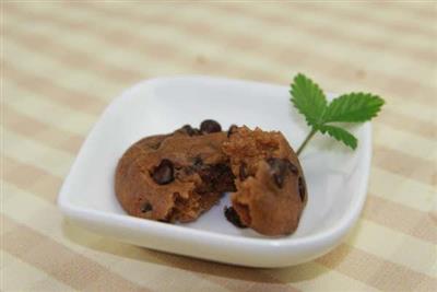 Chocolate soft-hearted cookie