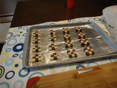 A simple checkered cookie