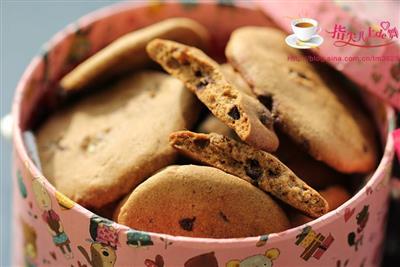 Chocolate grapefruit cookies