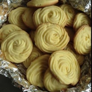 Biscuits de gallina de frambuesa