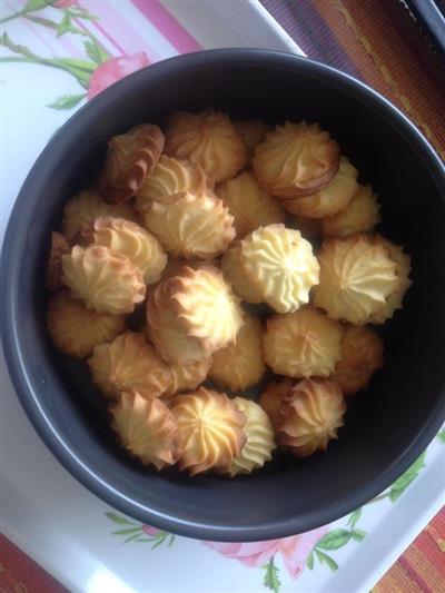 Súper bien apretadas galletas de crema