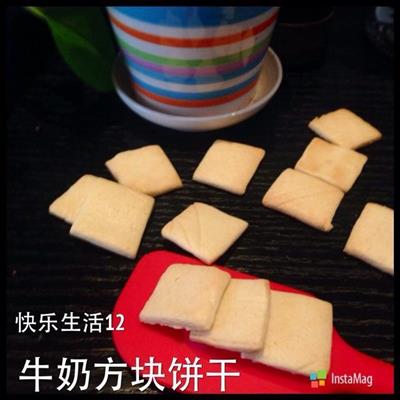 Small biscuits with milk