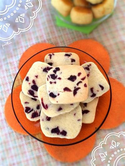 Biscuits de galleta de arándanos