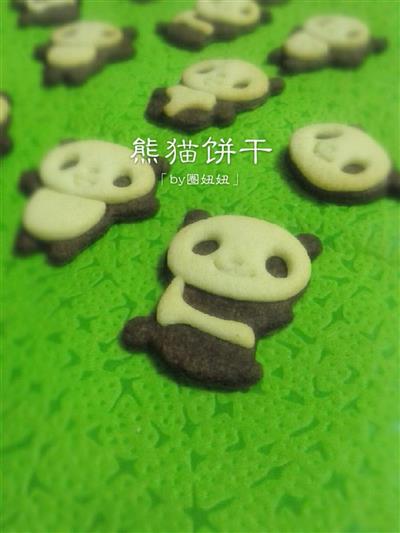 Tembladas de galletas pandas